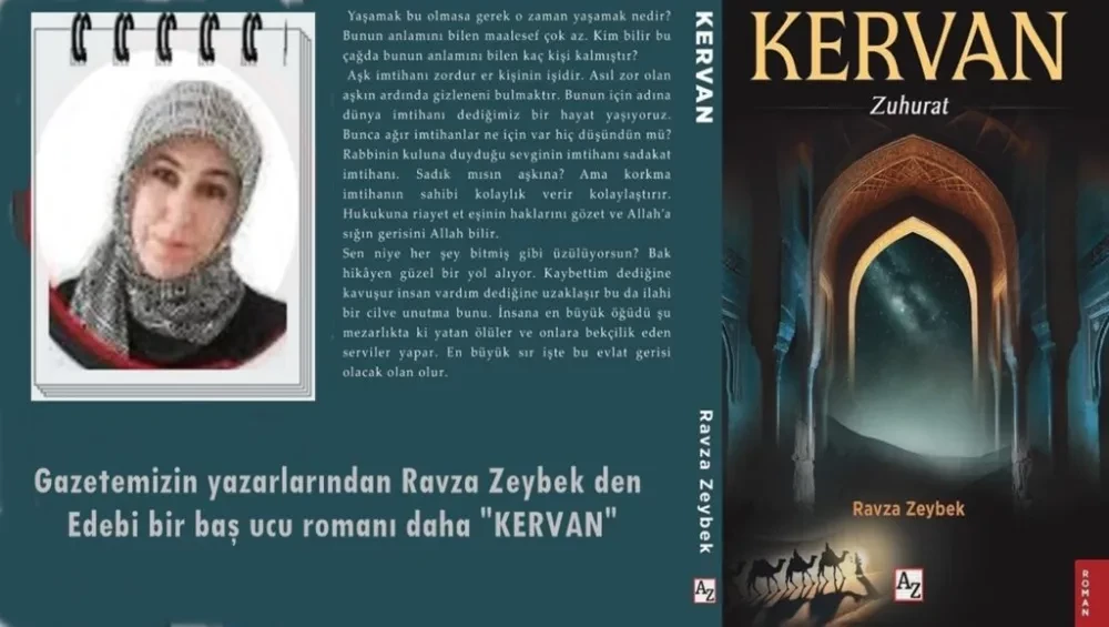 Ravza Zeybek’ten Yeni Roman: “Kervan” Okurları Derin Bir Yolculuğa Davet Ediyor